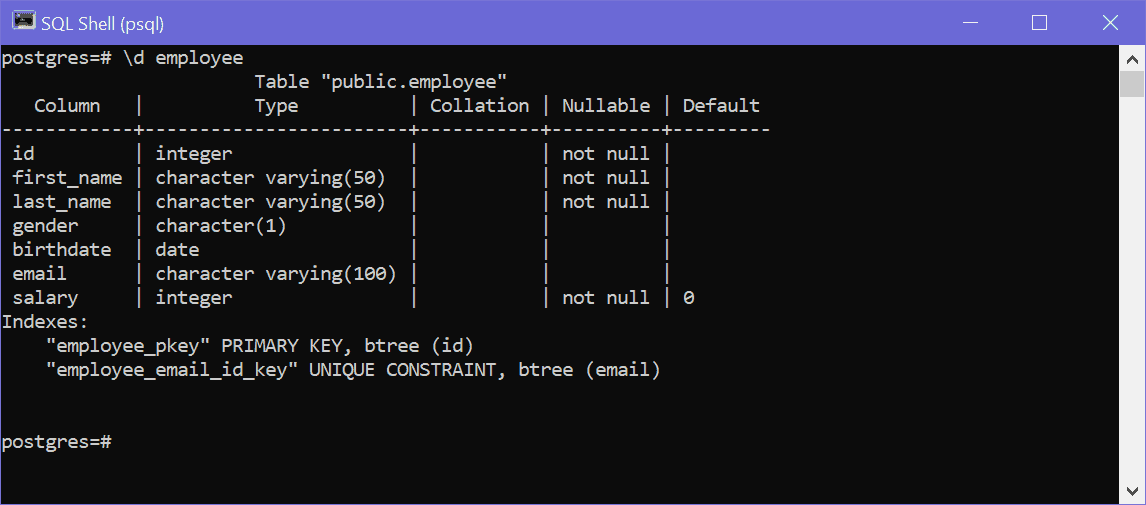 Set Remove Default Value Of Column In PostgreSQL