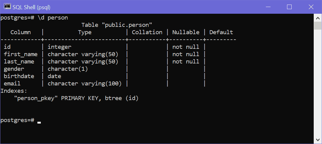 Rename Table In PostgreSQL