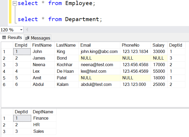 WHERE Clause In SQL Server