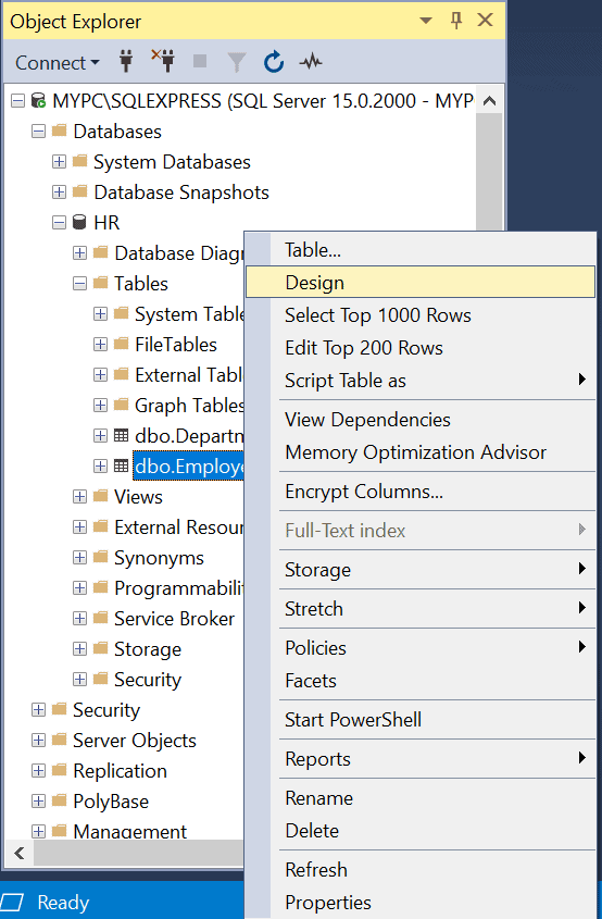 Modify Or Delete Foreign Keys In SQL Server