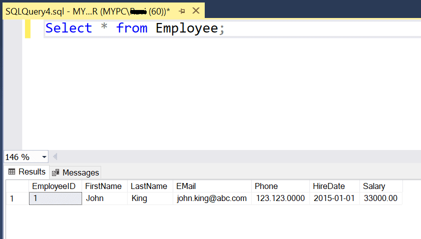 Insert Data Into Tables In SQL Server