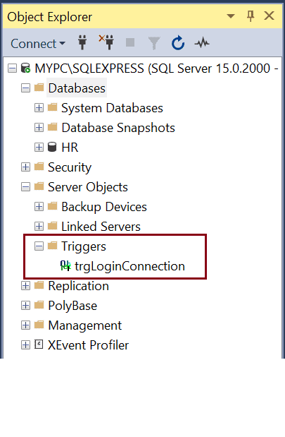 LOGON Triggers In SQL Server