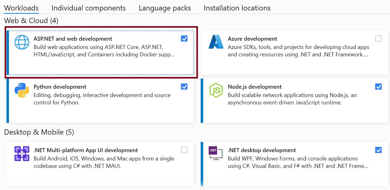 Install .NET Core SDK for Windows