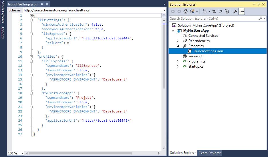 launchsettings.json
