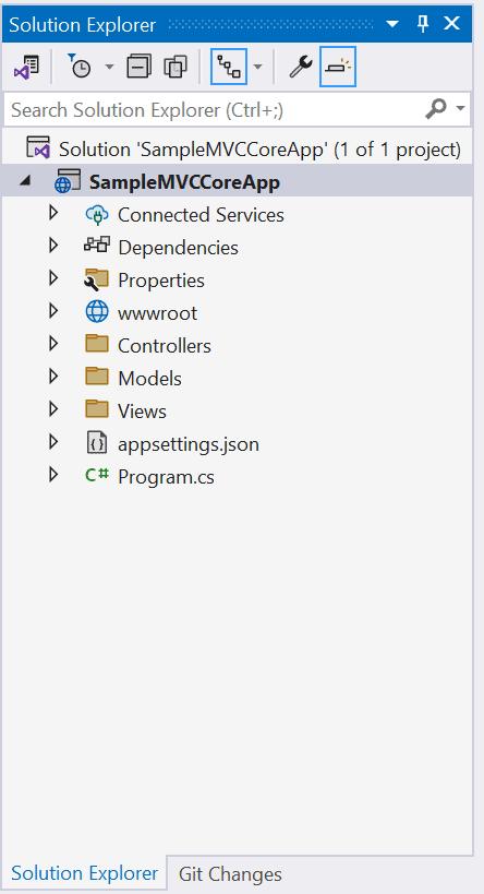 ASP.NET Core MVC Project Structure