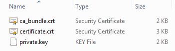 Certificate Files