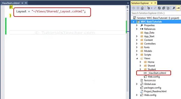 Setting Layout View in _ViewStart.cshtml