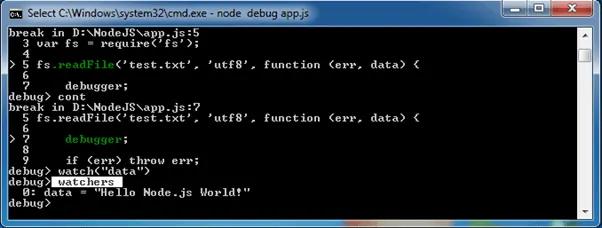 Debug Node.js Application