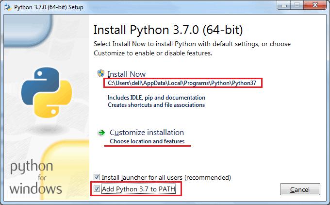 Python Installation Wizard