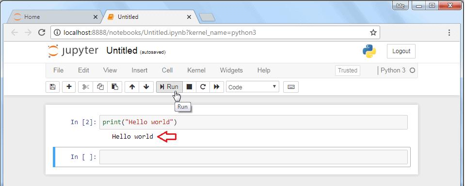 New Python Script in Jupyter