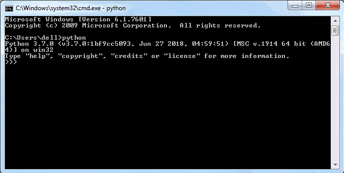 Execute Python Commands in Shell