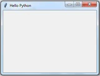 Python-Tkinter Window