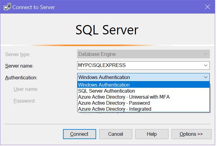 SQL Server Authentications