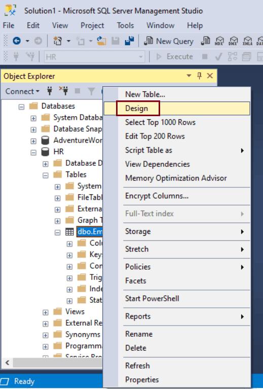 Add Columns to a Table in SQL Server