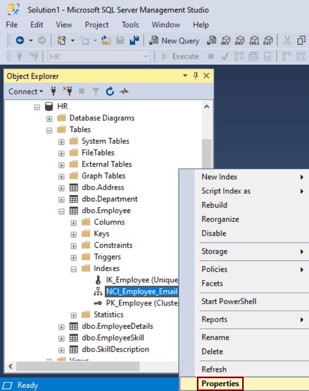 SQL Server Indexes