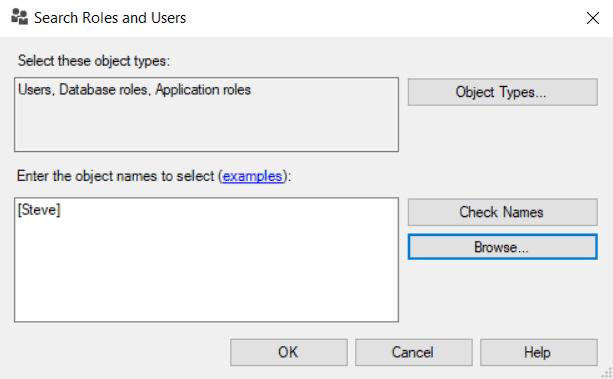 Database Schema in SQL Server