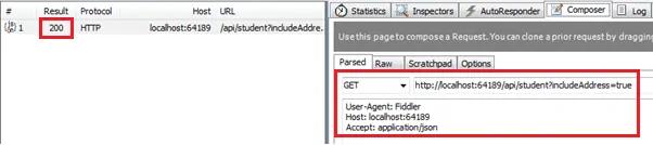 Http GET request in Fiddler